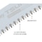 Silky Saws Silky Replacement Blade Only TSURUGI Curved Blade 210mm Medium Teeth 457-21 - alternate 4